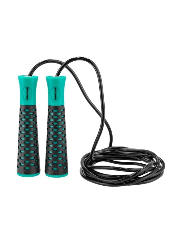 Spokey Candy Rope šokdynė su guoliais, juoda-žalia 943631 1 Spokey Candy Rope šokdynė su guoliais, juoda-žalia 943631 1