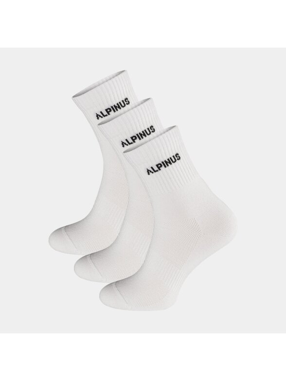 Alpinus Alpamayo 3pack kojinės baltos FL43770 Alpinus Alpamayo 3pack kojinės baltos FL43770