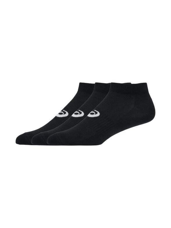 Asics kulkšnies kojinės 3 poros juodos 3033C296 001 Asics kulkšnies kojinės 3 poros juodos 3033C296 001