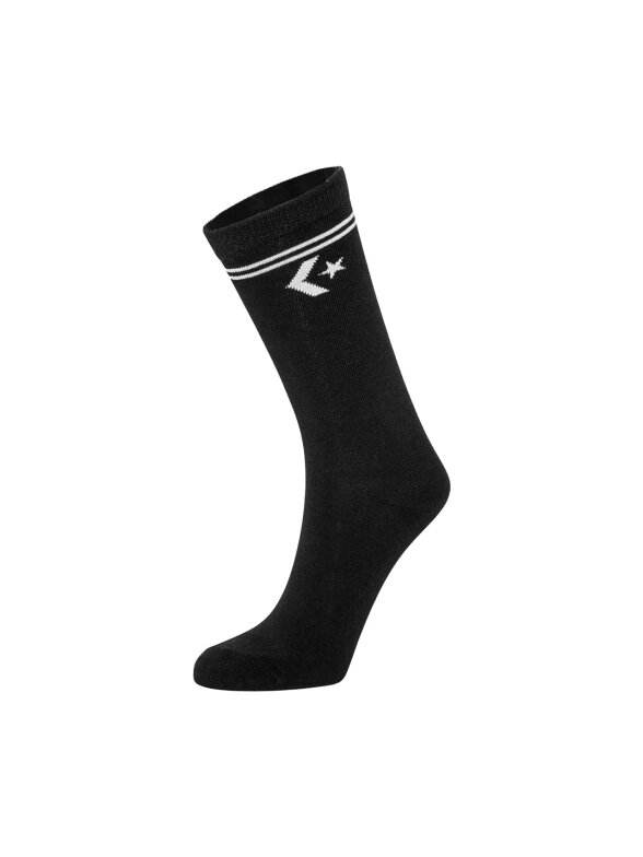 Converse kojinės 2 pak. juodos E1025B Converse kojinės 2 pak. juodos E1025B
