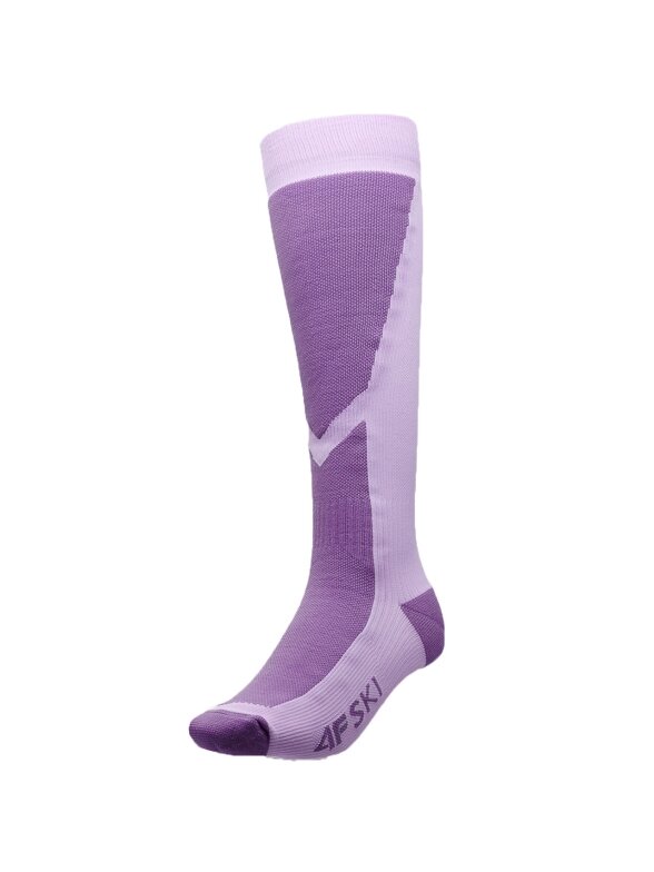 Moteriškos slidinėjimo kojinės 4F FNK F107 šviesiai violetinės 4FWAW23UFSOF107 52S 1 Moteriškos slidinėjimo kojinės 4F FNK F107 šviesiai violetinės 4FWAW23UFSOF107 52S 1