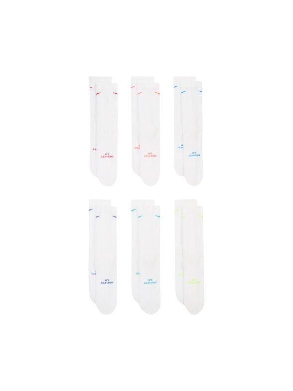 Nike kojinės Everyday Elevated baltos, 6 poros HQ8021 906 Nike kojinės Everyday Elevated baltos, 6 poros HQ8021 906