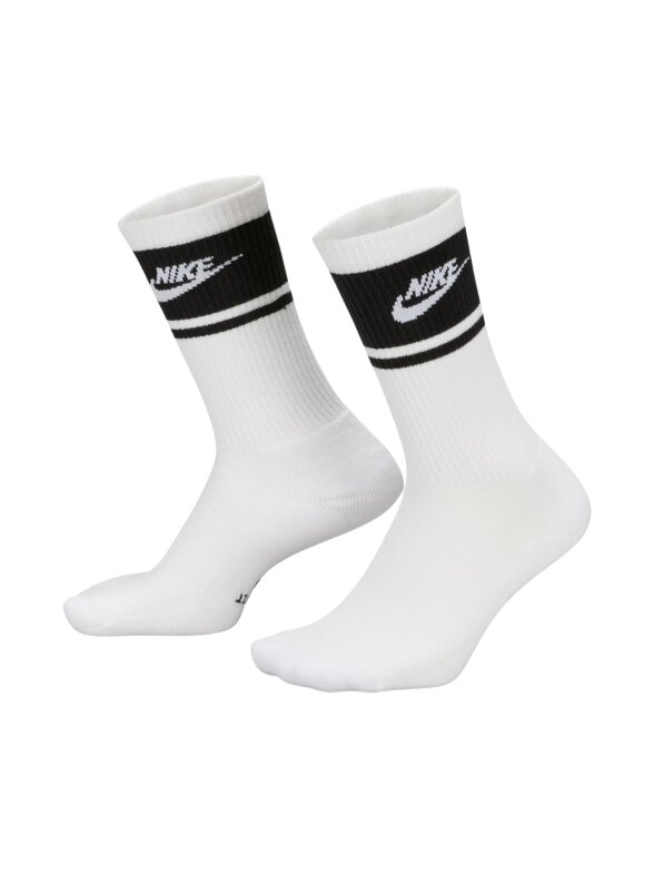Nike Everyday Elevated Crew kojinės 3 poros baltos ir juodos IM7949 901 1