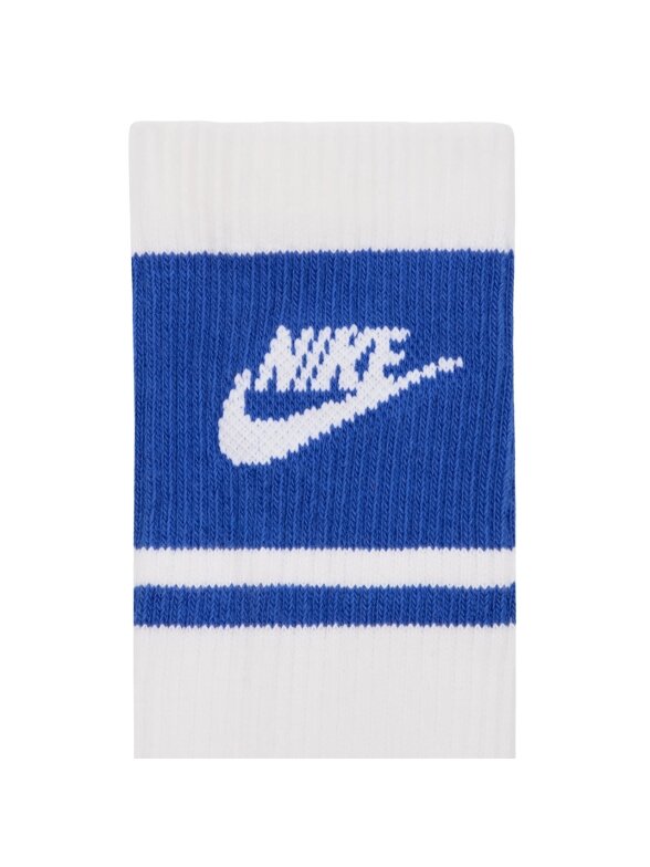 Nike kojinės Everyday Elevated Crew 3 poros baltos/mėlynos IM7949 904 3 Nike kojinės Everyday Elevated Crew 3 poros baltos/mėlynos IM7949 904 3
