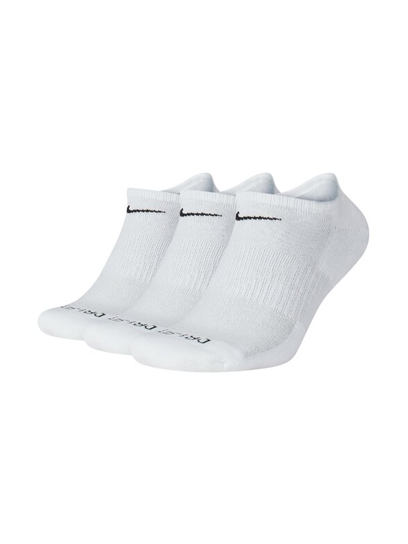 Nike Everyday Plus Cushioned kojinės 3 poros baltos SX6889 100