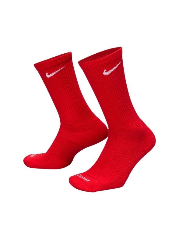 Nike Everyday Plus Cushioned kojinės 3 poros raudonos, baltos, tamsiai mėlynos SX6888 996 1