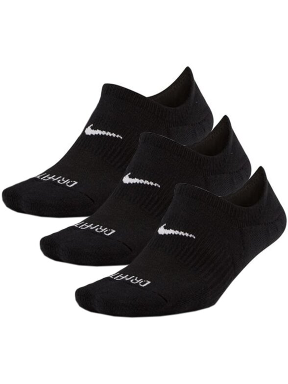 Nike NK Everyday Plus Cush Footie kojinės juodos DH5463 904 Nike NK Everyday Plus Cush Footie kojinės juodos DH5463 904