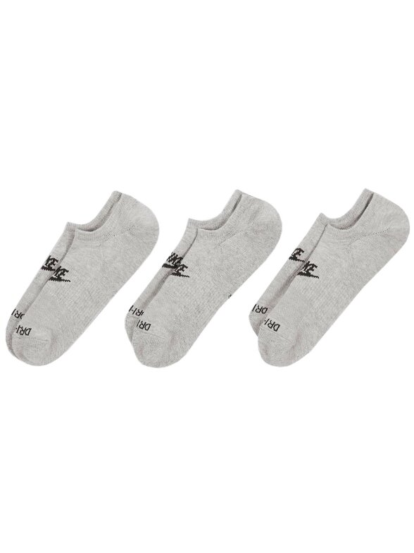 Nike NK Everyday Plus Cush Footie kojinės pilkos DN3314 063 1 Nike NK Everyday Plus Cush Footie kojinės pilkos DN3314 063 1