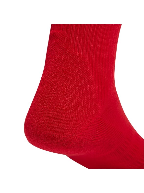 Adidas Football Cushioned Performance Crew vyriškos futbolo kojinės raudona JW3435 2 Adidas Football Cushioned Performance Crew vyriškos futbolo kojinės raudona JW3435 2