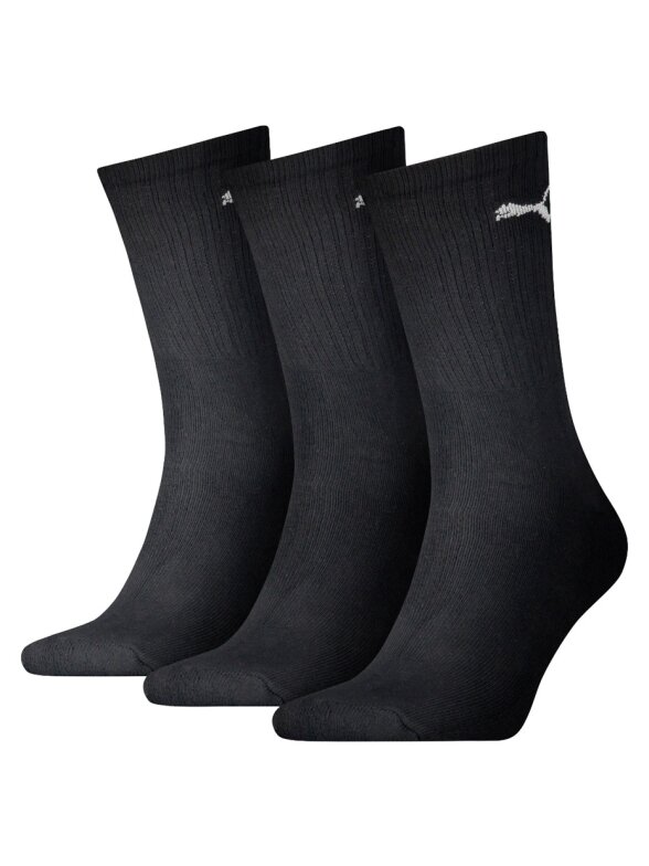 Puma Crew ilgos kojinės vyrams juodos 3 poros 880355 01 Puma Crew ilgos kojinės vyrams juodos 3 poros 880355 01