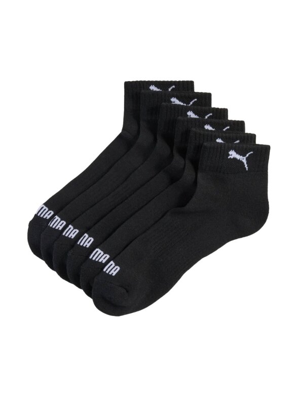 Puma Cushioned Quarter kojinės 3 pak. juodos 938581 01