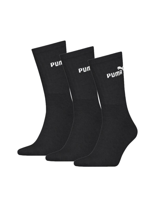 Puma Elements Unisex Crew kojinės 3 poros juodos 947110 04 Puma Elements Unisex Crew kojinės 3 poros juodos 947110 04