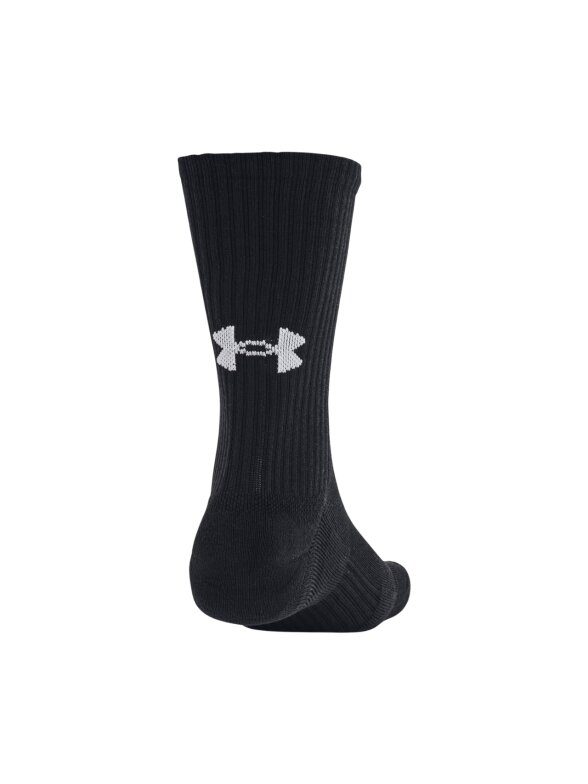 Under Armour TC 3pk Crew kojinės juodos 1386311 001 1 Under Armour TC 3pk Crew kojinės juodos 1386311 001 1