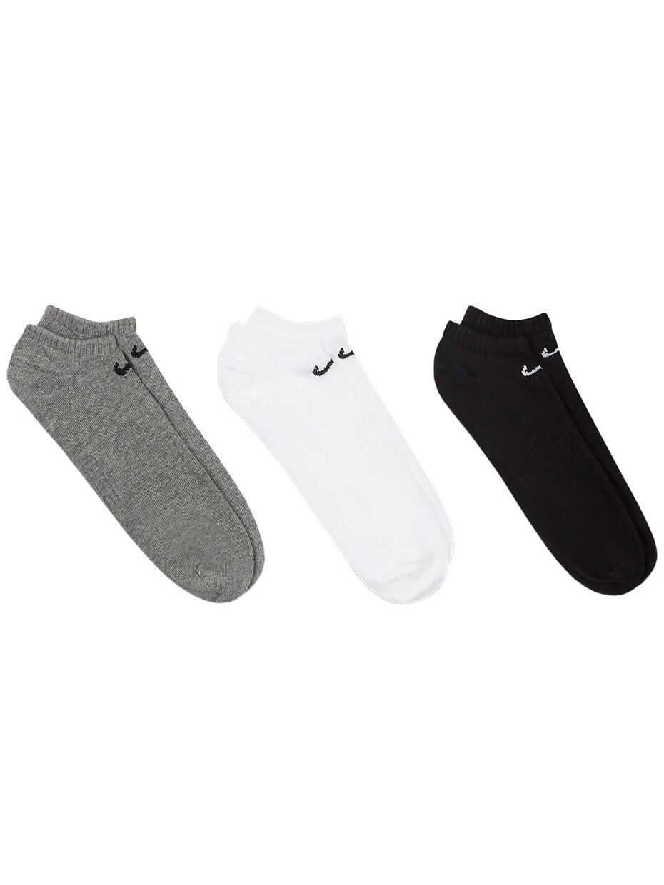 Nike Everday LTWT NS 3PR kojinės pilkos, baltos, juodos SX7678 964 1 Nike Everday LTWT NS 3PR kojinės pilkos, baltos, juodos SX7678 964 1