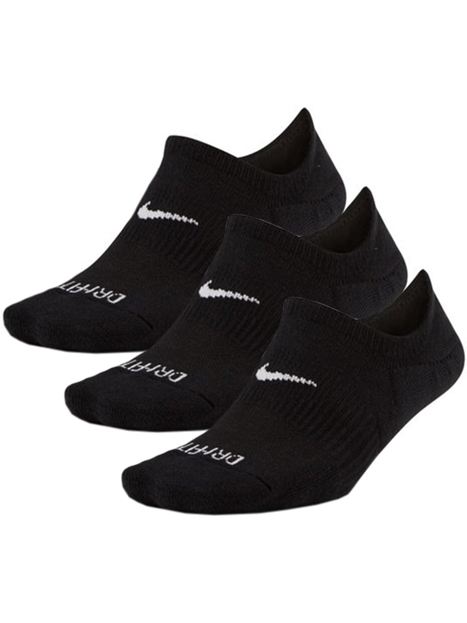 Nike NK Everyday Plus Cush Footie kojinės juodos DH5463 904 Nike NK Everyday Plus Cush Footie kojinės juodos DH5463 904