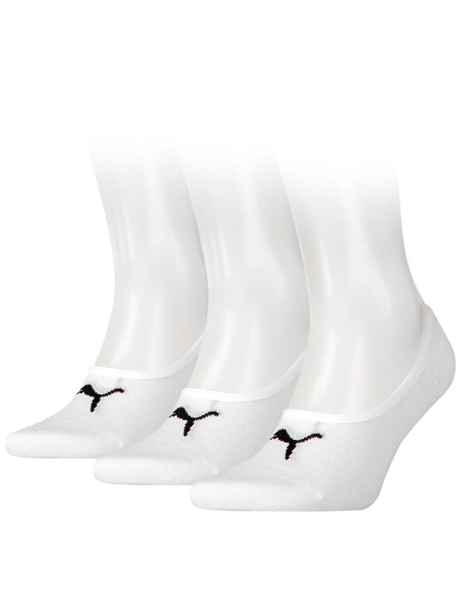 Puma Footie 3Pack Unisex kojinės baltos 906930 02