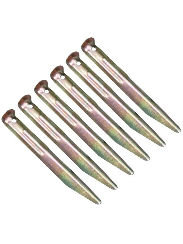 High Peak palapinės smeigės metalinės 6 vnt 42205 High Peak palapinės smeigės metalinės 6 vnt 42205