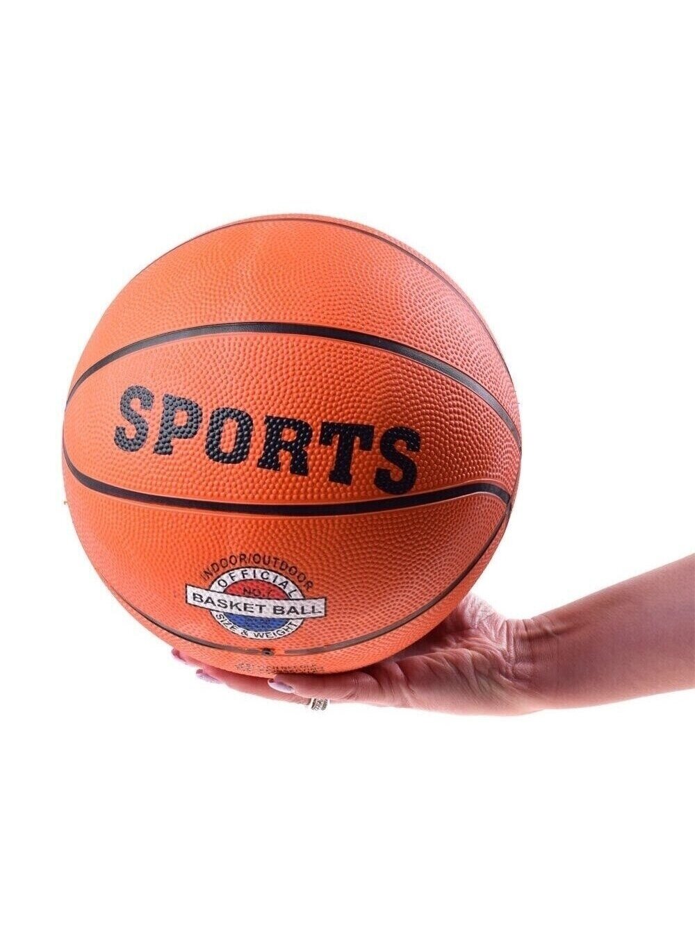 Sports krepšinio kamuolys, 7 dydis oranžinis 3