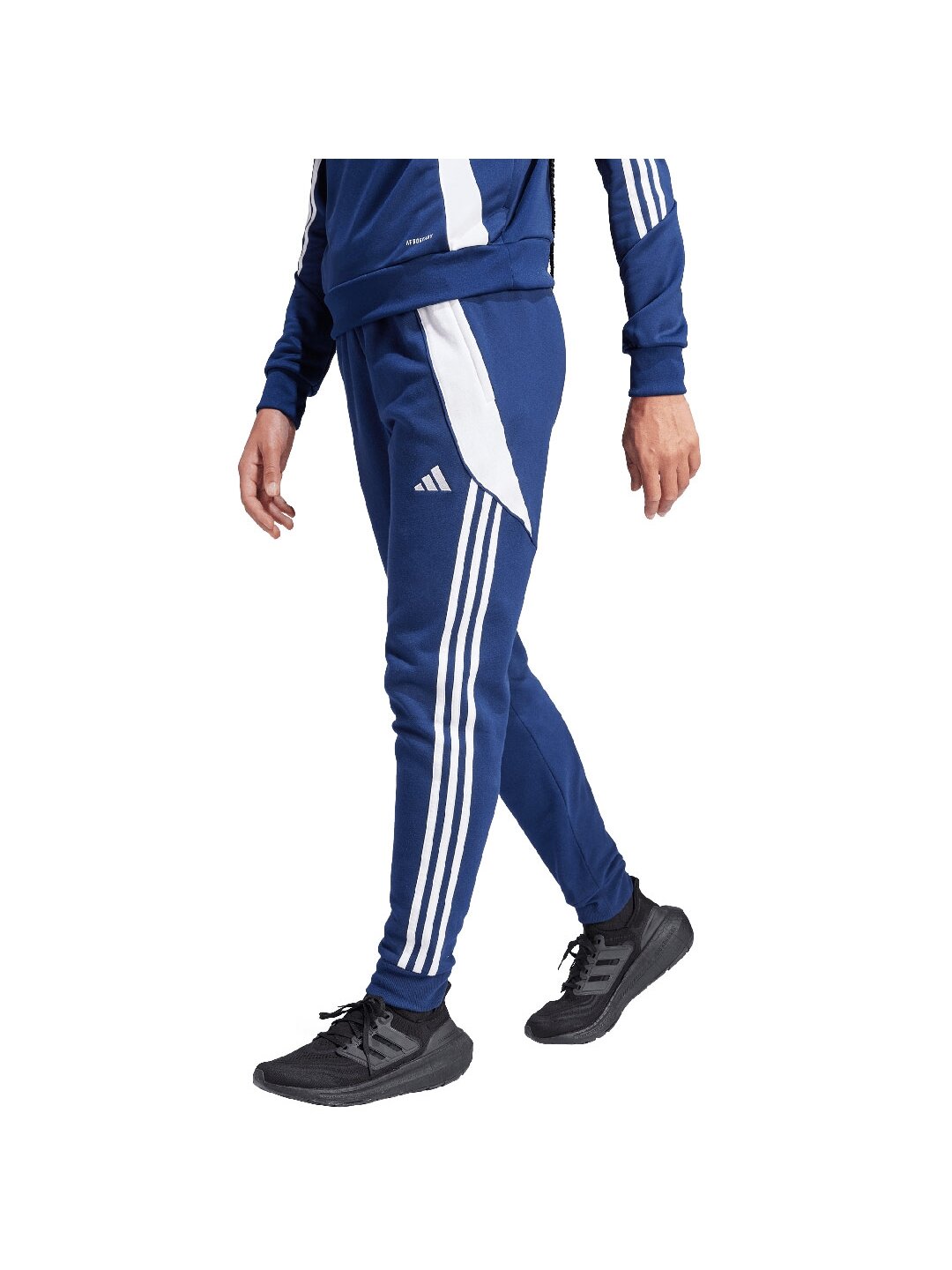 Adidas Tiro 24 Sweat moteriškos kelnės, tamsiai mėlynos spalvos IS1010 2