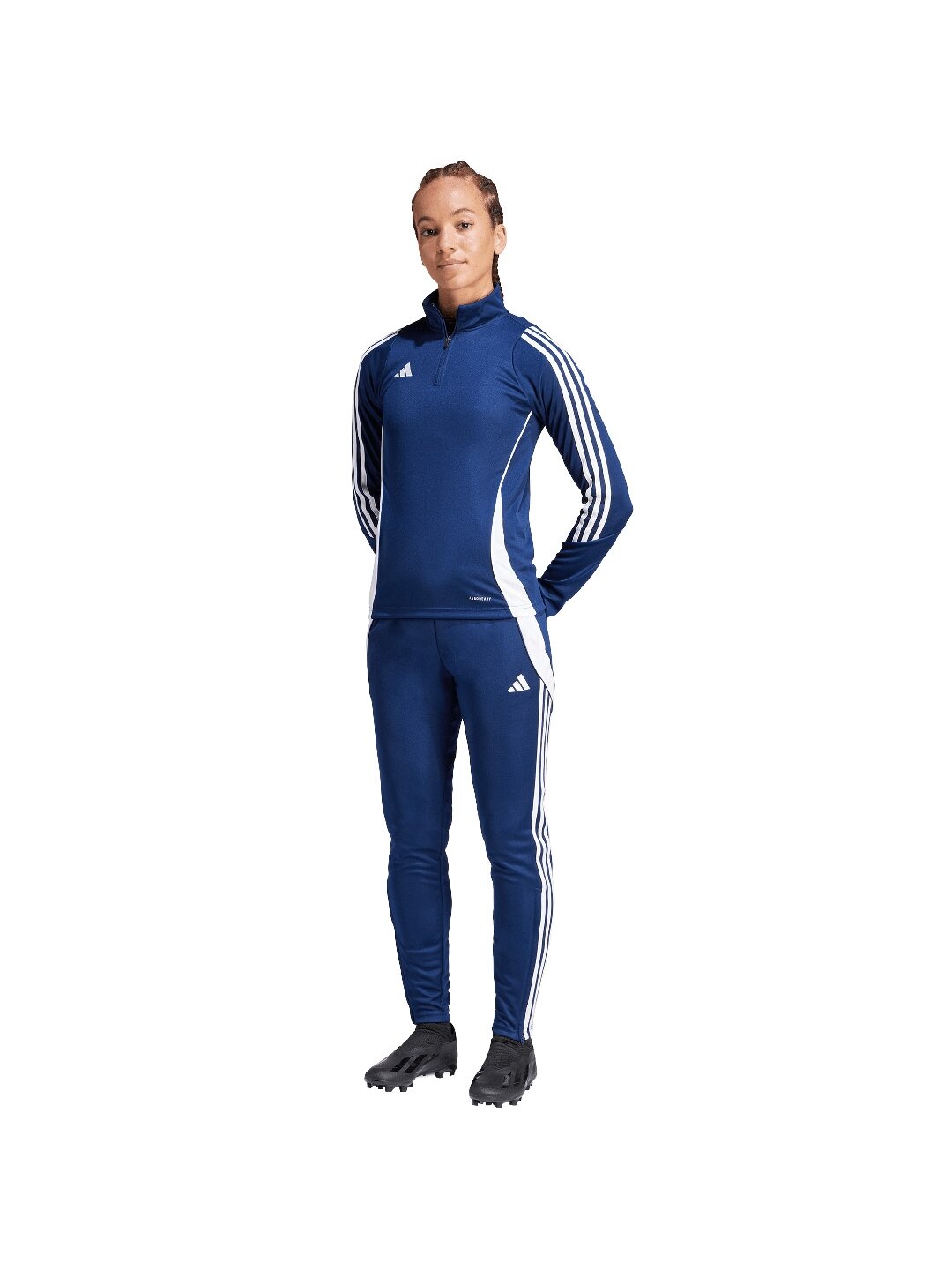 Adidas Tiro 24 Training moteriškos kelnės, tamsiai mėlynos IS1006 3 Adidas Tiro 24 Training moteriškos kelnės, tamsiai mėlynos IS1006 3