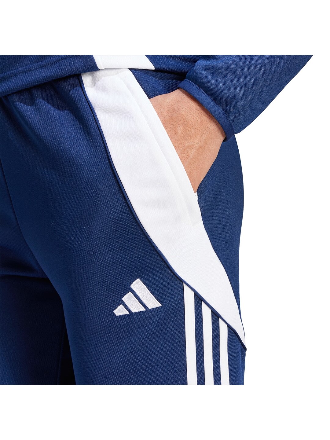 Adidas Tiro 24 Training moteriškos kelnės, tamsiai mėlynos IS1006 4 Adidas Tiro 24 Training moteriškos kelnės, tamsiai mėlynos IS1006 4