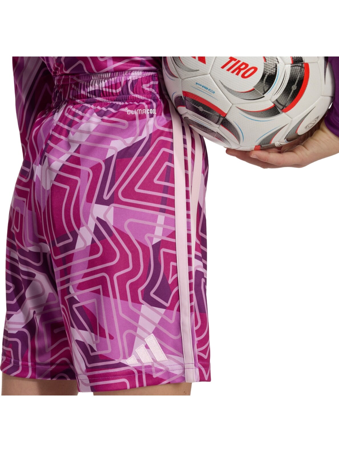 Adidas Tiro 26 Competition vaikiški šortai vartininkui, rožinės spalvos KC5470 4