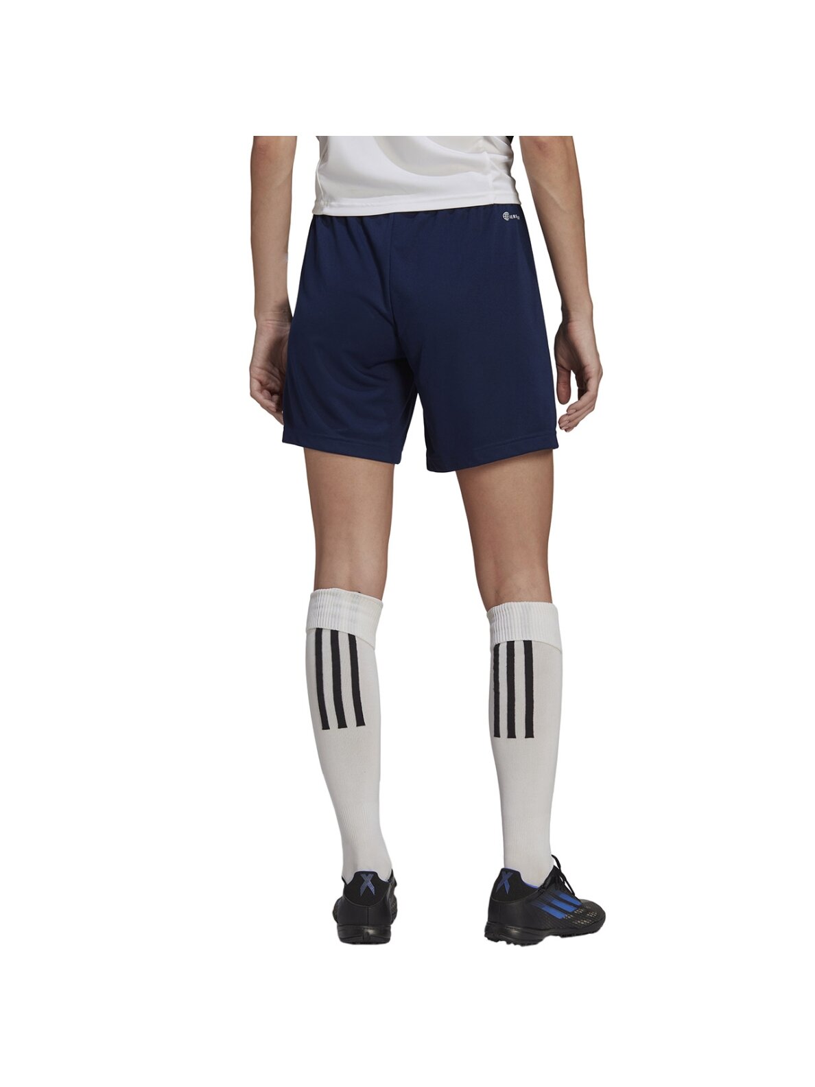 Adidas Entrada 22 moteriški šortai, tamsiai mėlyni HI0000 1 Adidas Entrada 22 moteriški šortai, tamsiai mėlyni HI0000 1