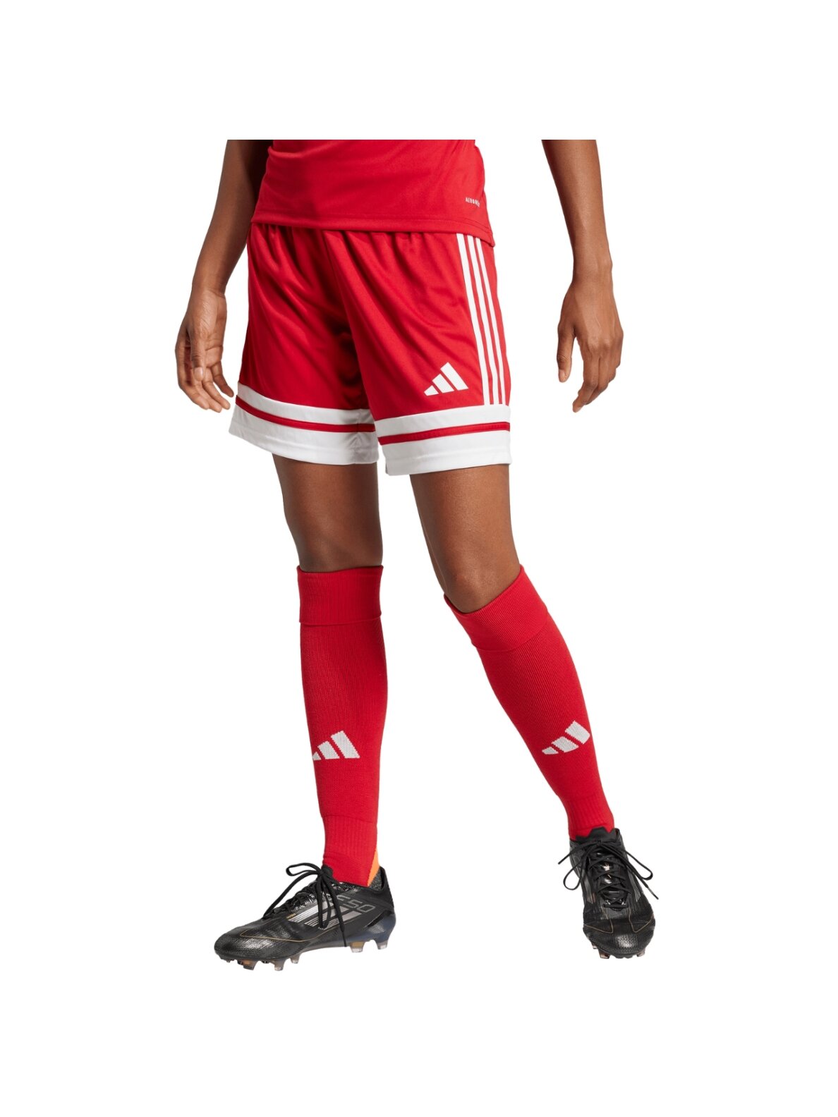 Adidas Squadra 25 moterų šortai raudoni JJ0011 3