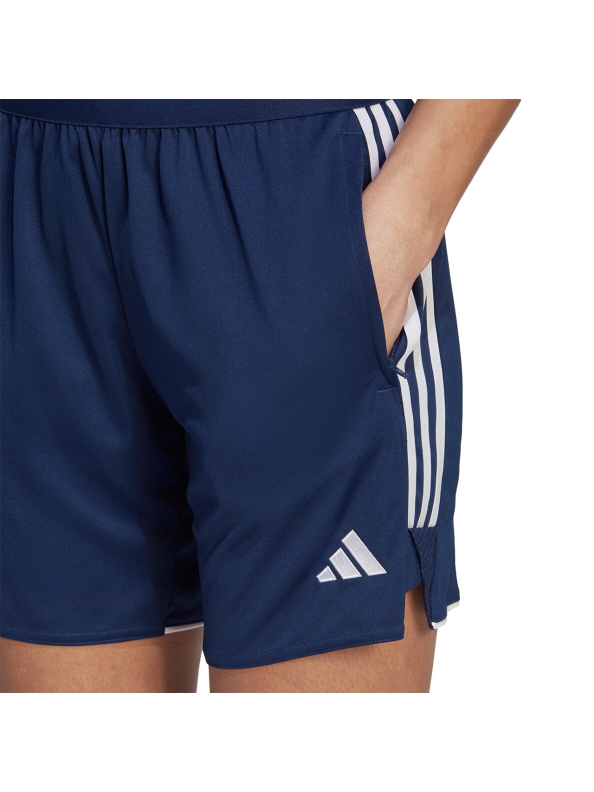Adidas Tiro 23 League Training moteriški šortai, tamsiai mėlyni HS0322 3 Adidas Tiro 23 League Training moteriški šortai, tamsiai mėlyni HS0322 3