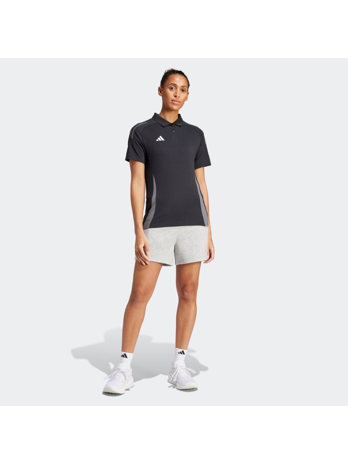 Adidas šortai moterims Tiro 24 Sweat pilki/balti IR9327 6
