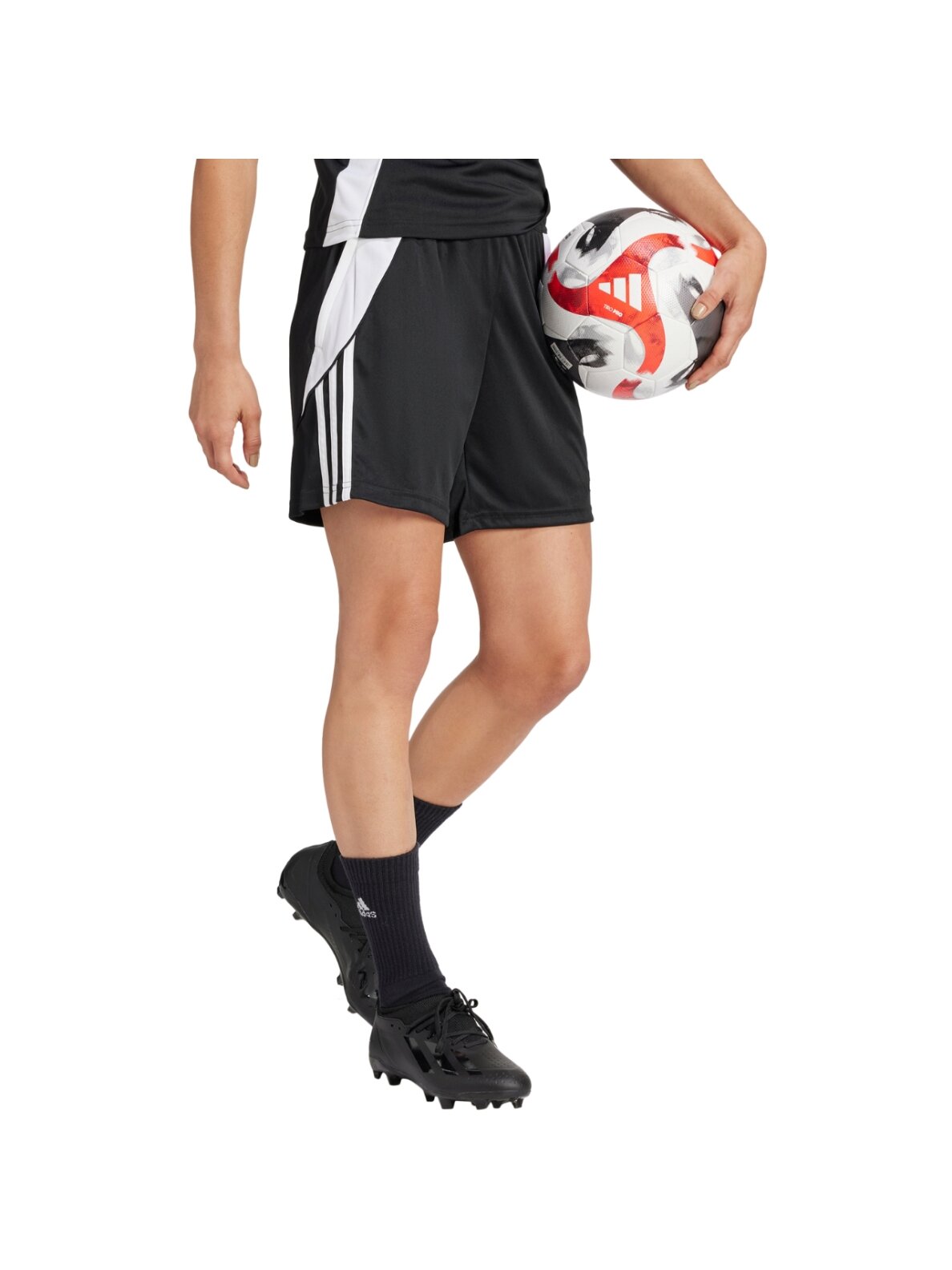Adidas Tiro 24 Training moteriški šortai juodos ir baltos spalvos IJ7665 3