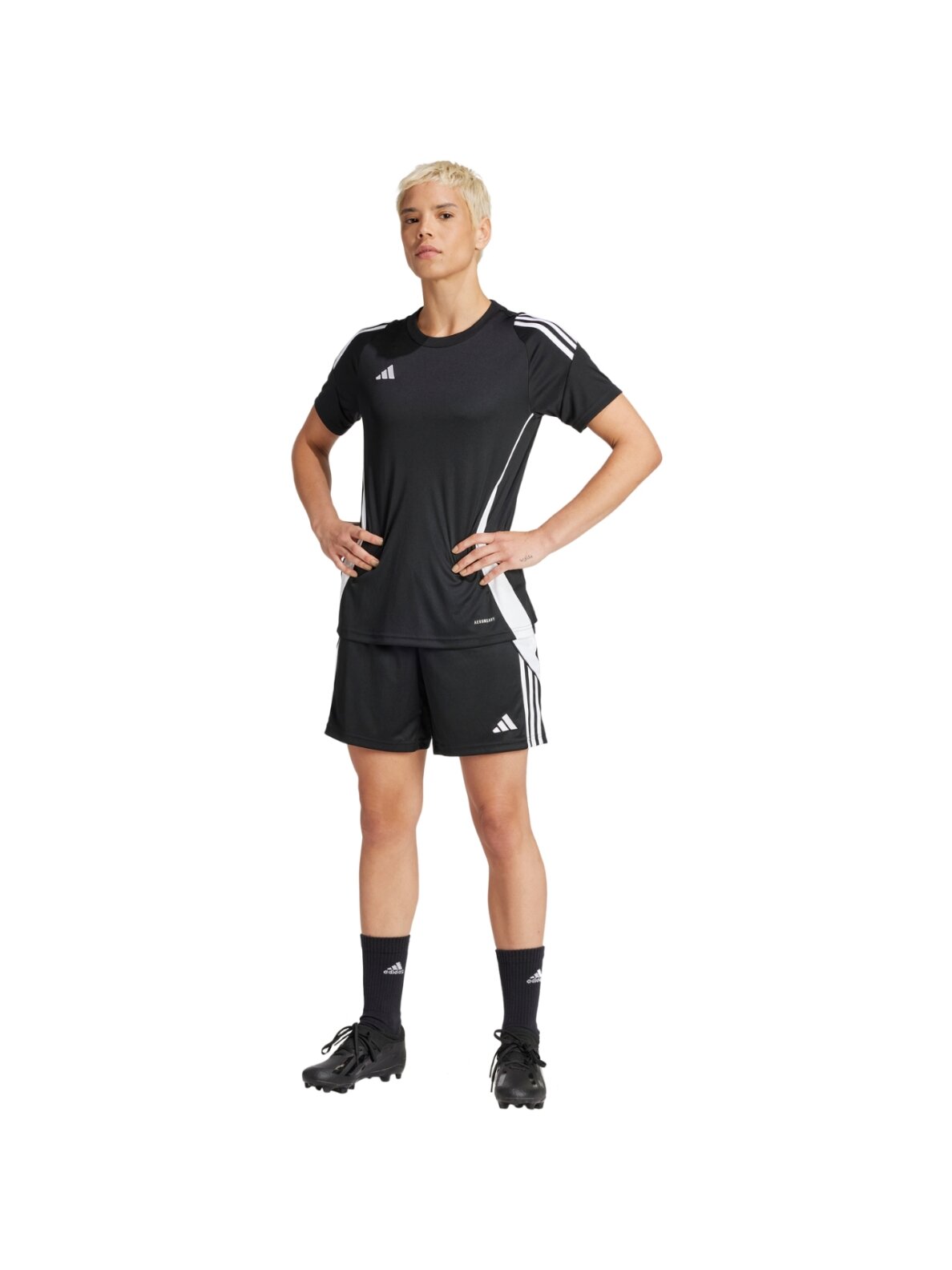 Adidas Tiro 24 Training moteriški šortai juodos ir baltos spalvos IJ7665 4 Adidas Tiro 24 Training moteriški šortai juodos ir baltos spalvos IJ7665 4