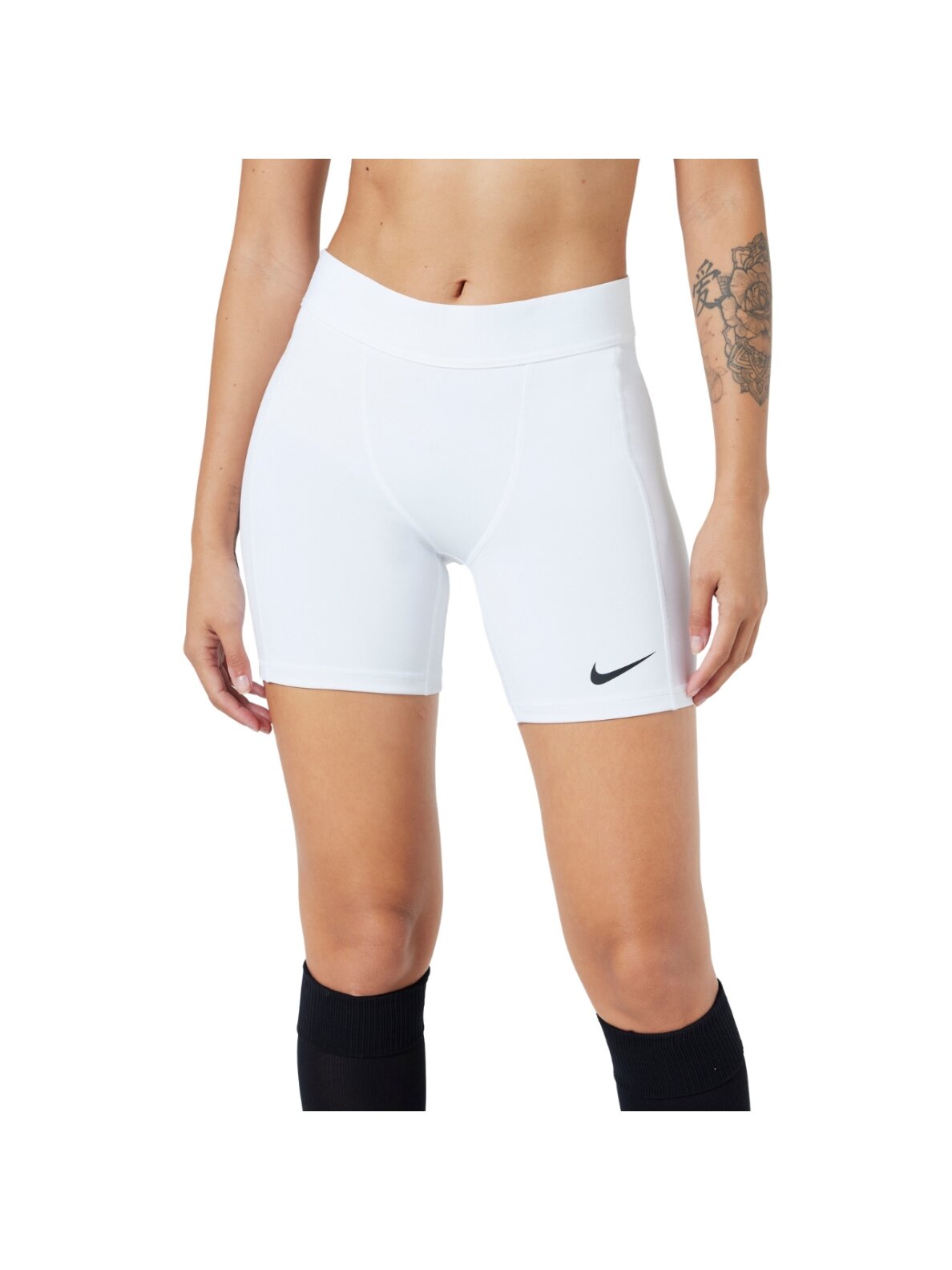 Nike Pro Leak Protection moterims balti šortai FN2374 100 Nike Pro Leak Protection moterims balti šortai FN2374 100