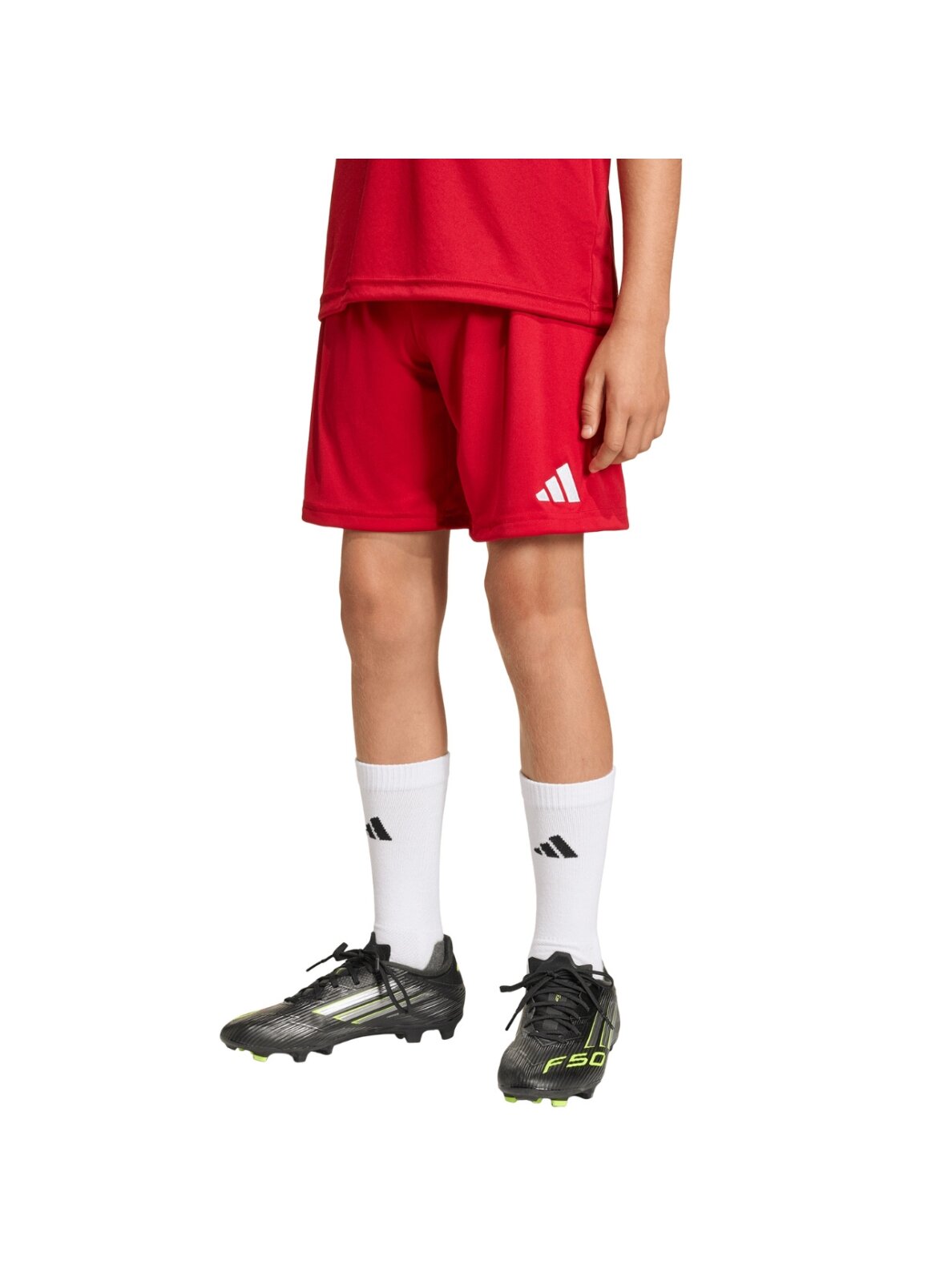 Adidas Entrada 26 vaikiski šortai raudoni JZ6528 1 Adidas Entrada 26 vaikiski šortai raudoni JZ6528 1