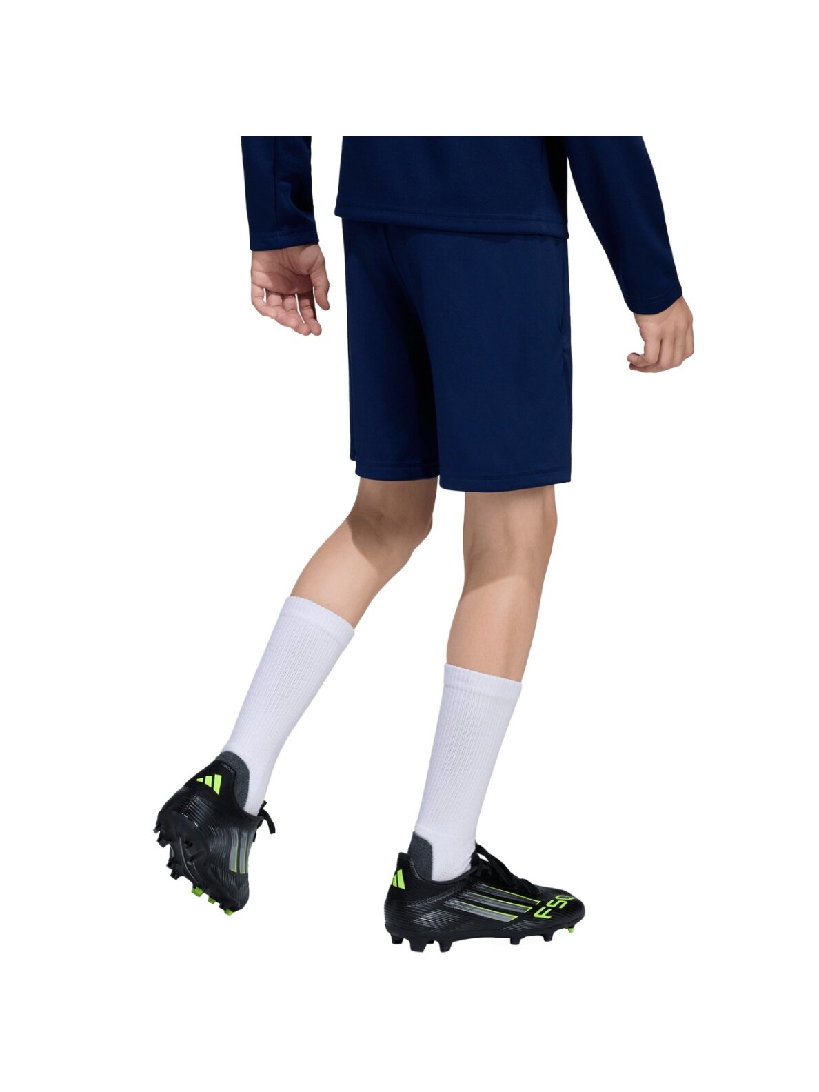Adidas Entrada 26 šortai vaikams tamsiai mėlyni JZ9130 2 Adidas Entrada 26 šortai vaikams tamsiai mėlyni JZ9130 2