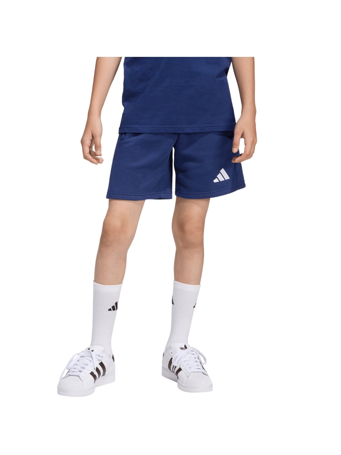 Adidas Entrada 26 Sweat vaikiški šortai, tamsiai mėlyni KF5928 Adidas Entrada 26 Sweat vaikiški šortai, tamsiai mėlyni KF5928