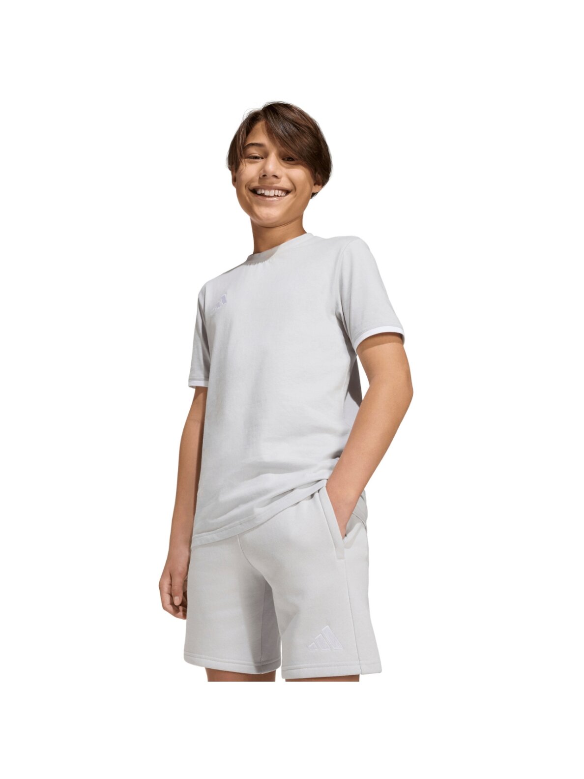 Adidas Entrada 26 Sweat vaikiški šortai, pilki KF5929 3 Adidas Entrada 26 Sweat vaikiški šortai, pilki KF5929 3