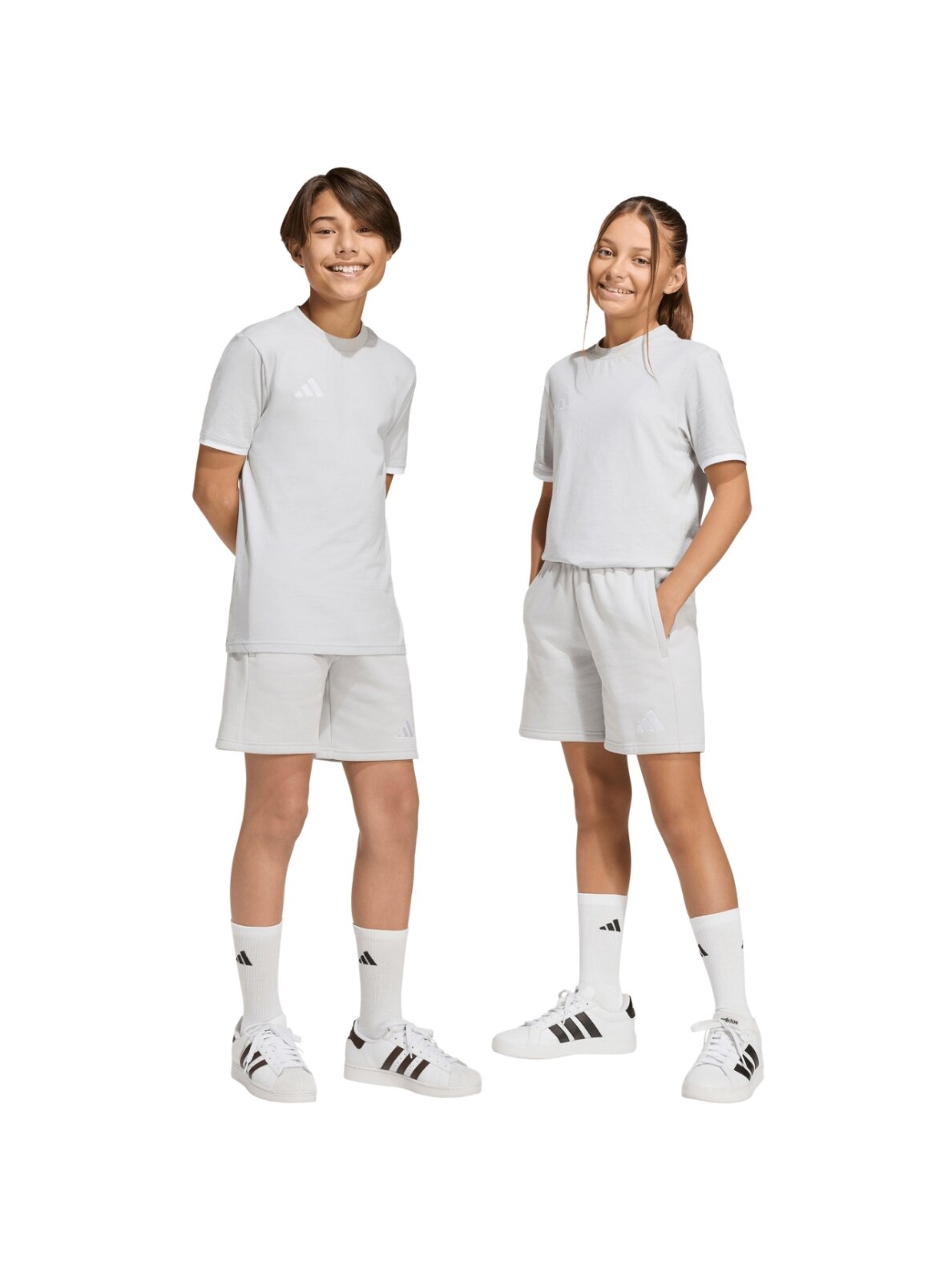 Adidas Entrada 26 Sweat vaikiški šortai, pilki KF5929 5 Adidas Entrada 26 Sweat vaikiški šortai, pilki KF5929 5