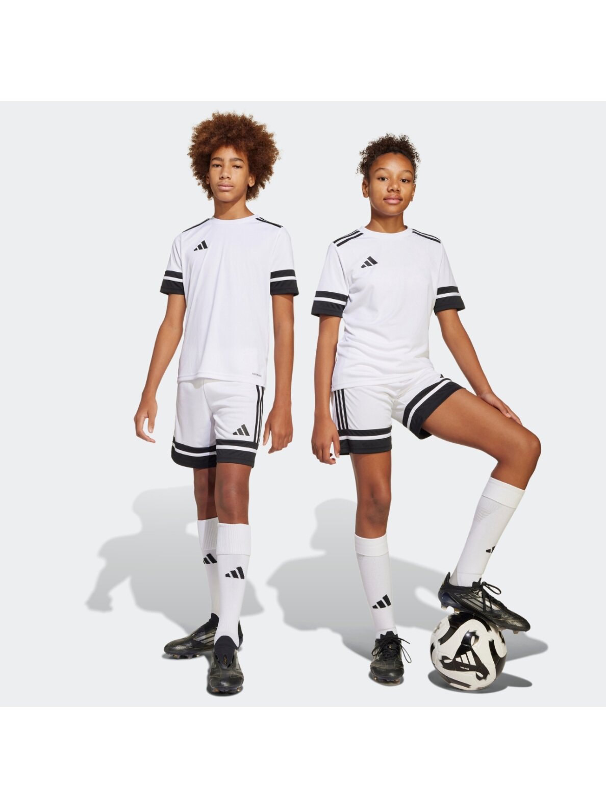Adidas Squadra 25 šortai vaikams balti JJ2422 5 Adidas Squadra 25 šortai vaikams balti JJ2422 5
