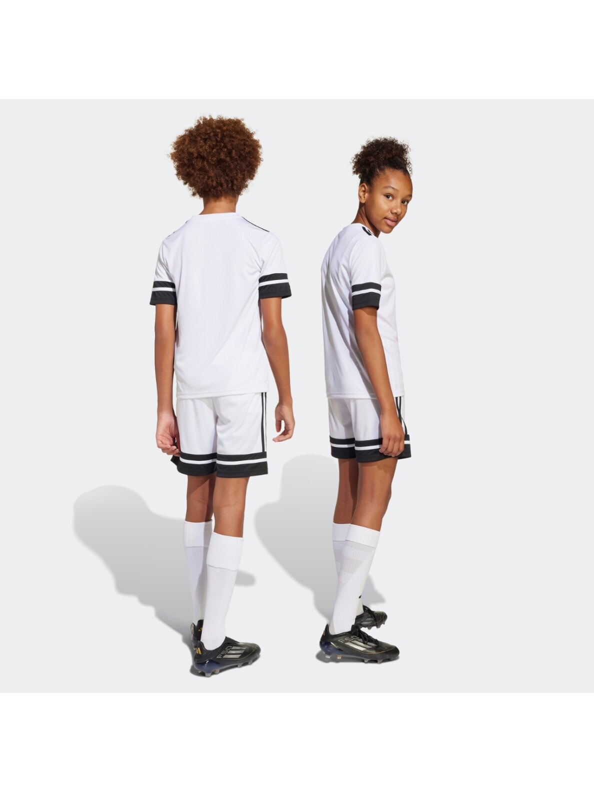 Adidas Squadra 25 šortai vaikams balti JJ2422 6