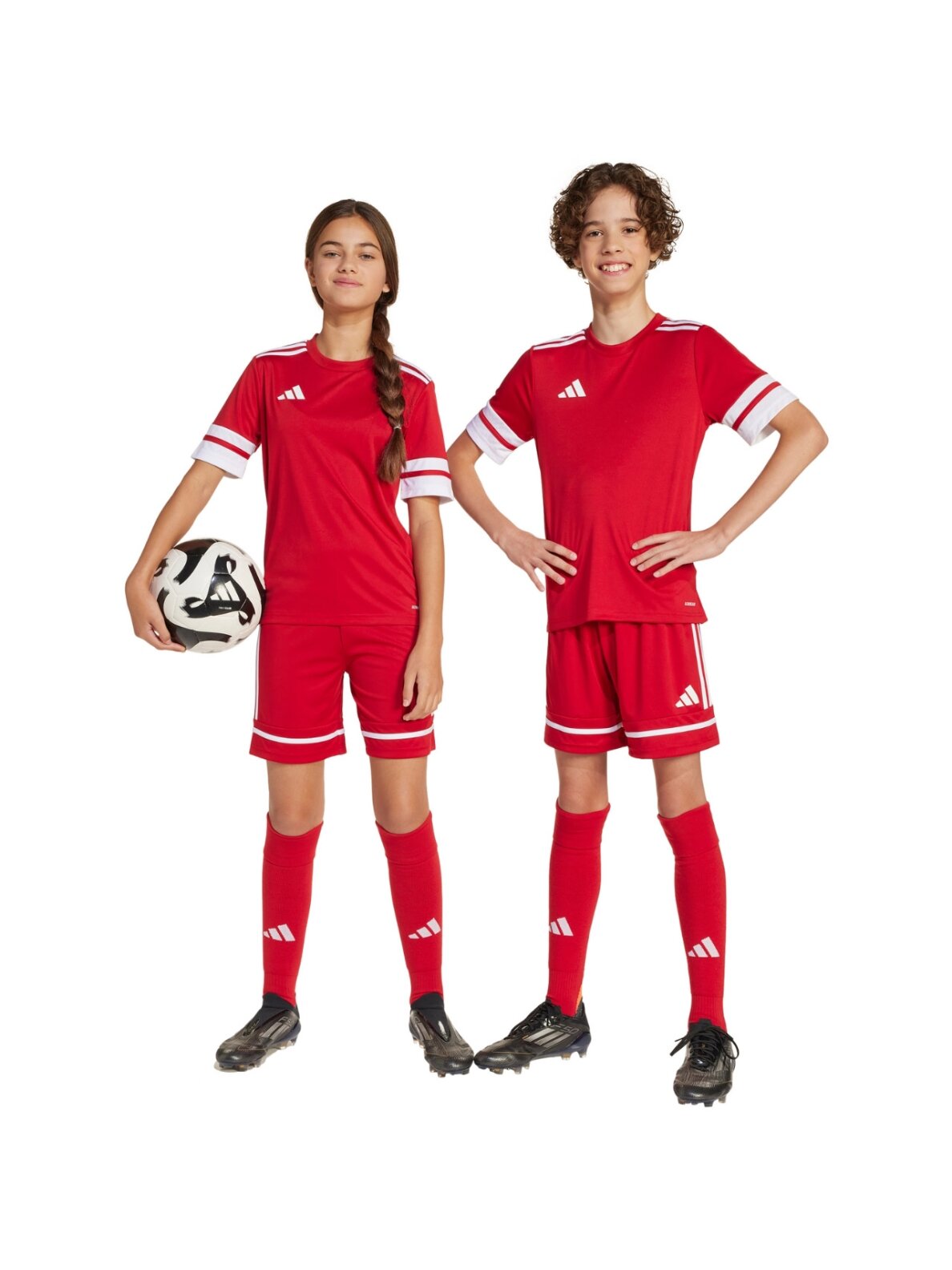 Adidas Squadra 25 šortai vaikams raudoni JN5456 Adidas Squadra 25 šortai vaikams raudoni JN5456