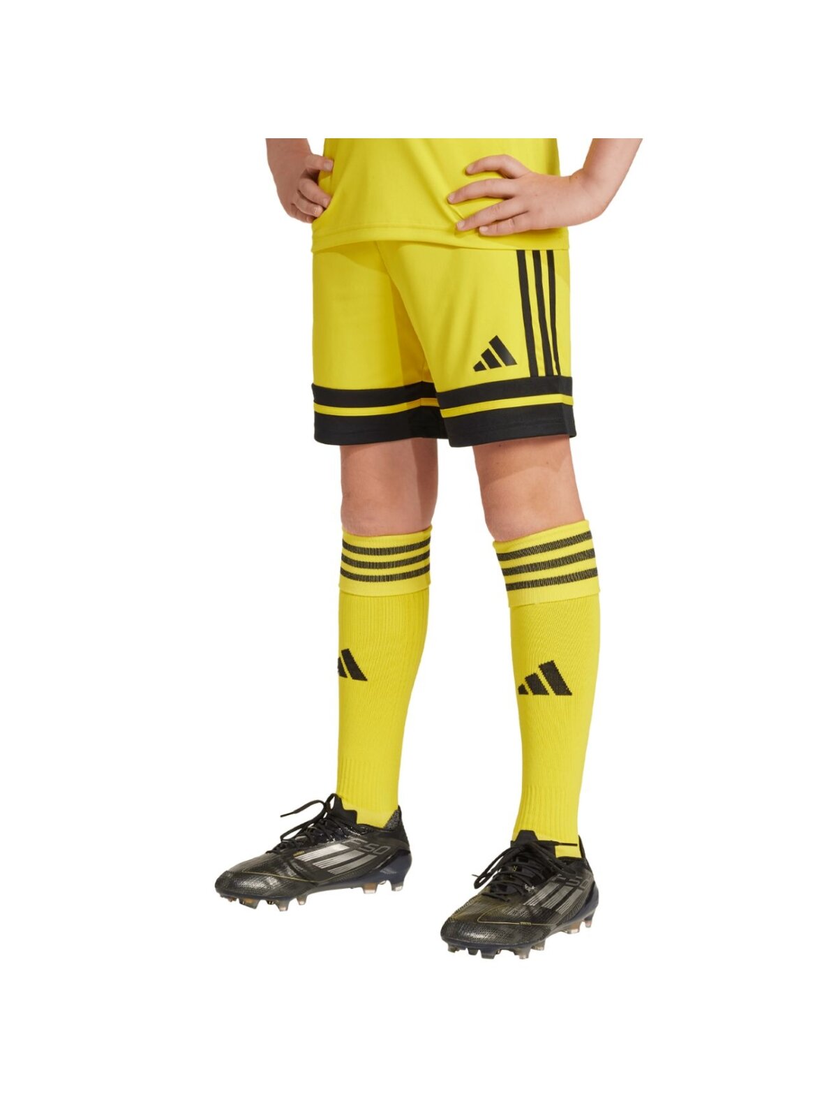 Adidas Squadra 25 šortai vaikams geltoni JJ2421