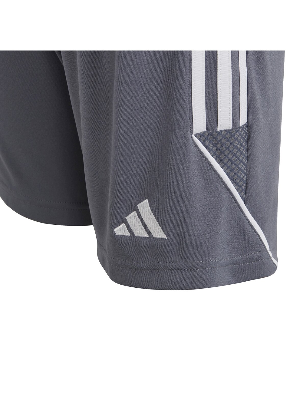 Adidas Tiro 23 League vaikiški šortai, pilki IB8102 3 Adidas Tiro 23 League vaikiški šortai, pilki IB8102 3