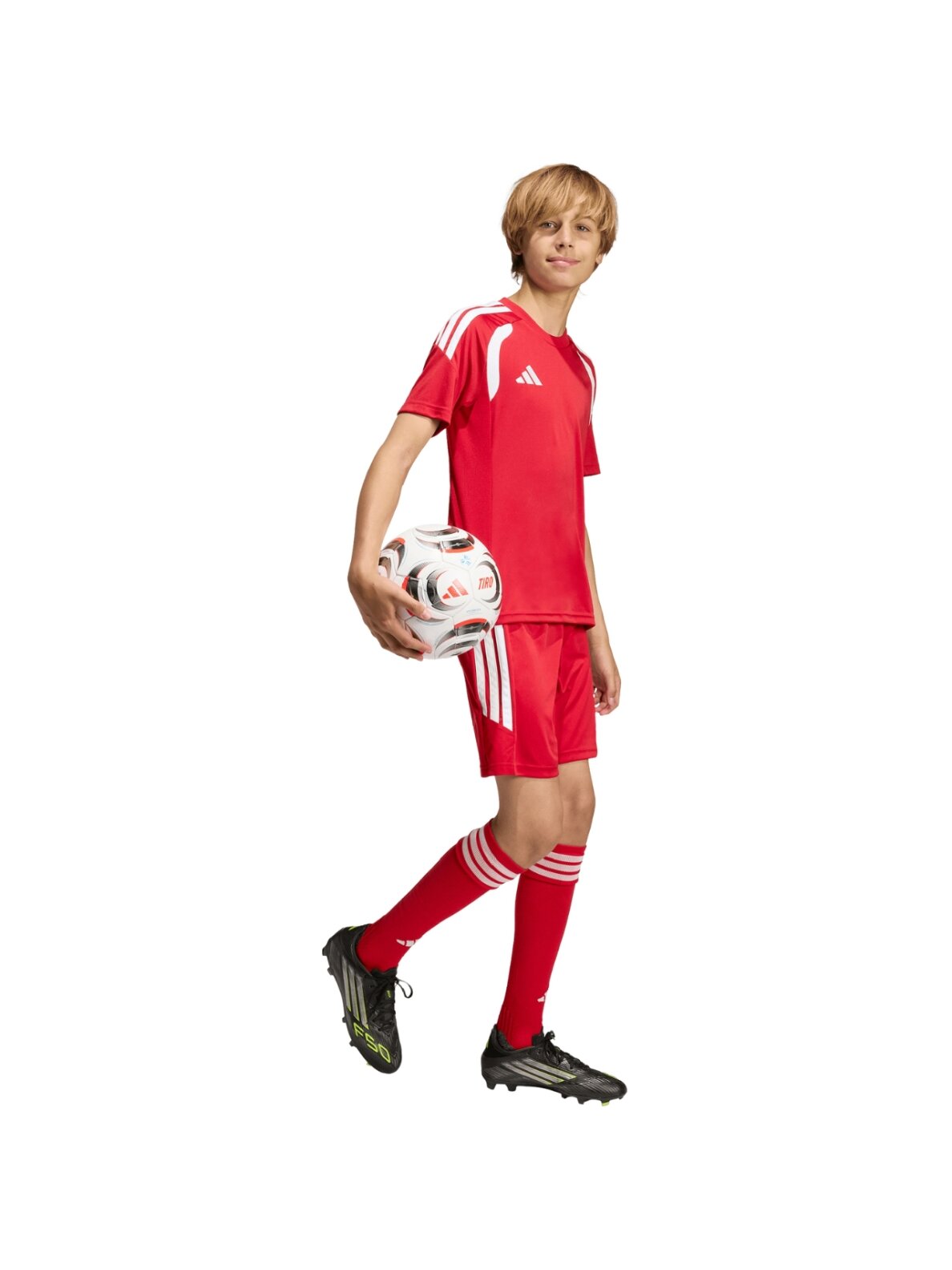 Adidas Tiro 26 League vaikiški šortai raudoni KA8817 5 Adidas Tiro 26 League vaikiški šortai raudoni KA8817 5