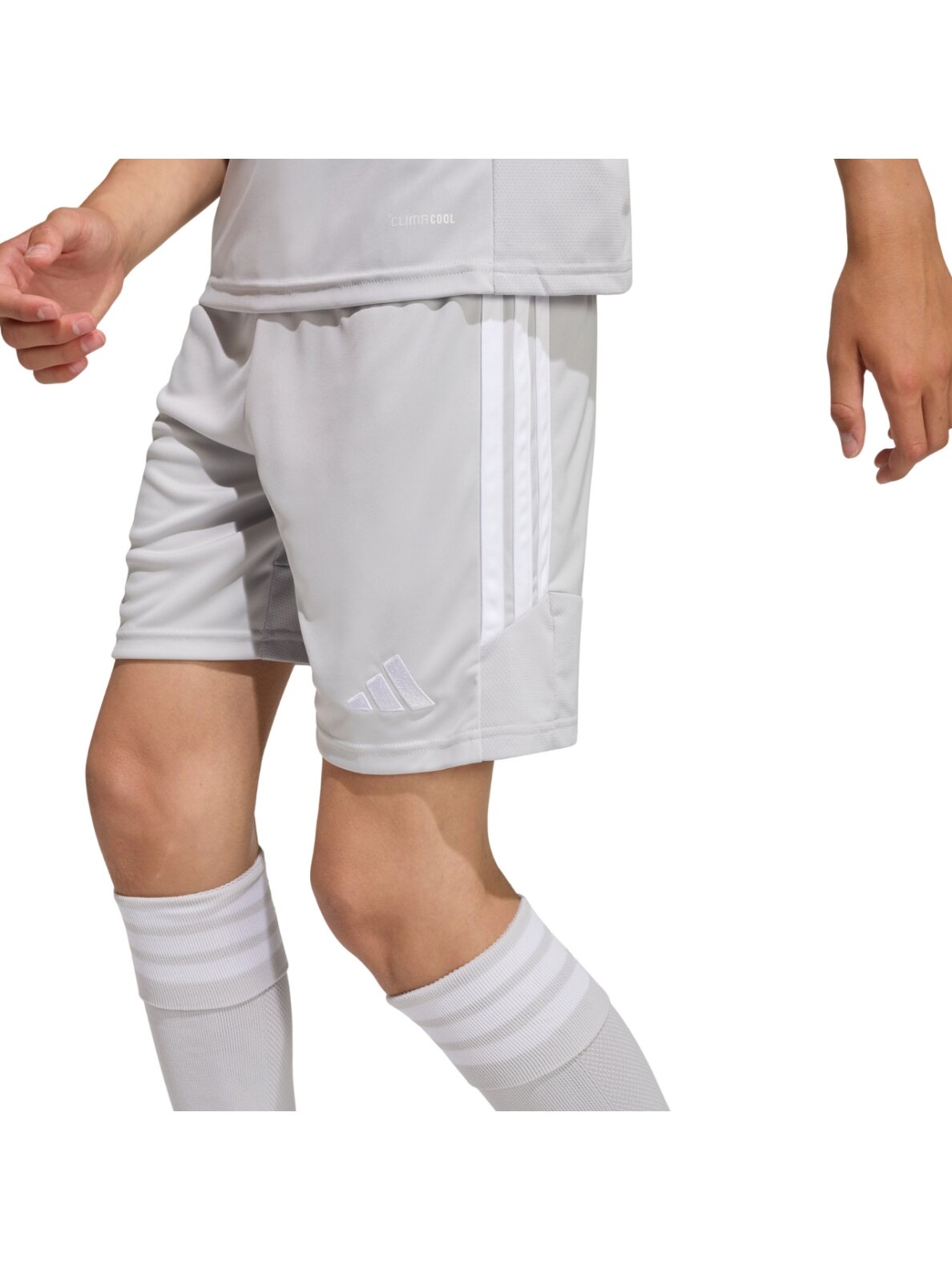 Adidas Tiro 26 League vaikiški šortai, pilki KA8815 3 Adidas Tiro 26 League vaikiški šortai, pilki KA8815 3