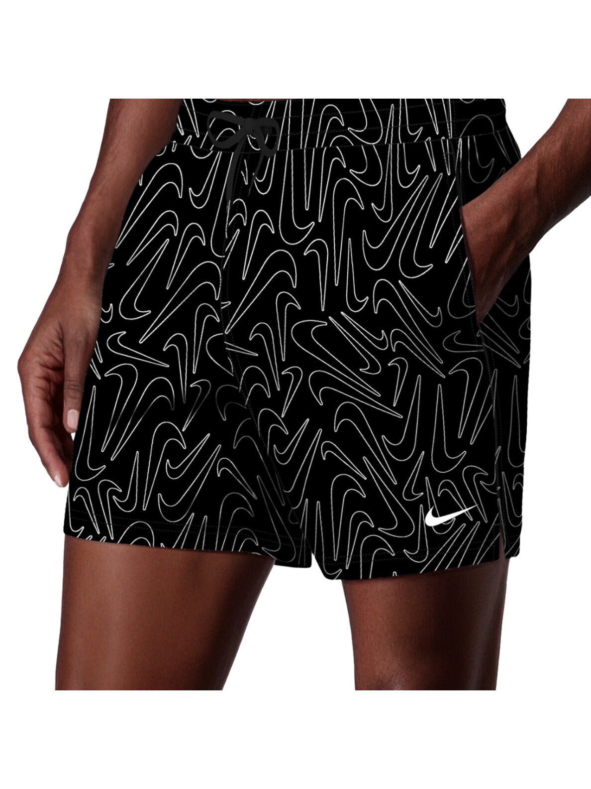 Nike Breaker Tossed Swoos 5" Volley plaukimo šortai, juodi NESSG572 001 2 Nike Breaker Tossed Swoos 5" Volley plaukimo šortai, juodi NESSG572 001 2