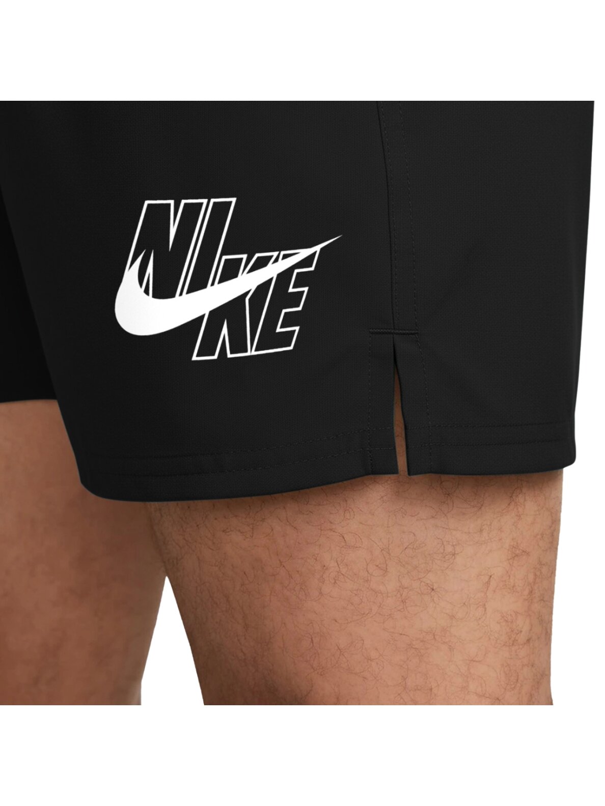 Nike Logo Lap 5" Volley plaukimo šortai, juodi NESSG574 001 4 Nike Logo Lap 5" Volley plaukimo šortai, juodi NESSG574 001 4