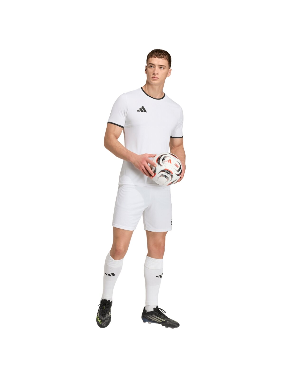 adidas Entrada 26 vyriški šortai balti JZ2516 6