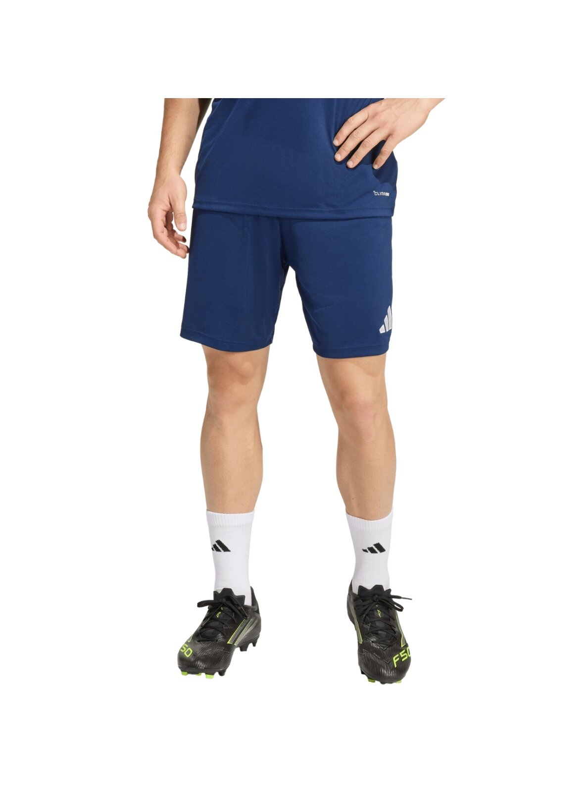 Adidas Entrada 26 vyrams tamsiai mėlyni šortai JZ2513