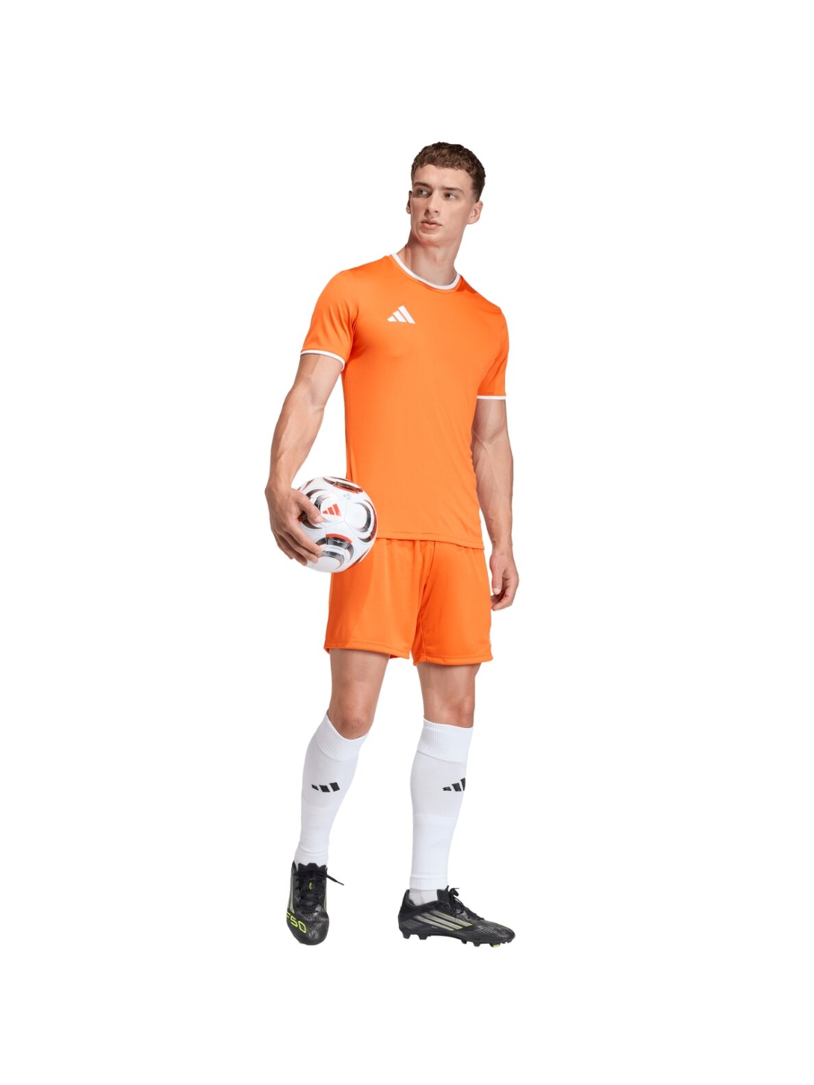 Adidas Entrada 26 vyriški šortai oranžiniai JZ2512 6